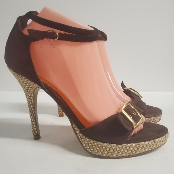 Shoes - Brown Heels Size 8.5